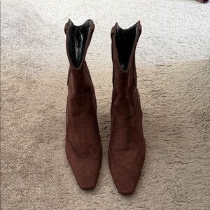 Brown Western-Style Women's Boots